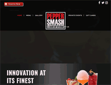 Tablet Screenshot of peppersmash.com
